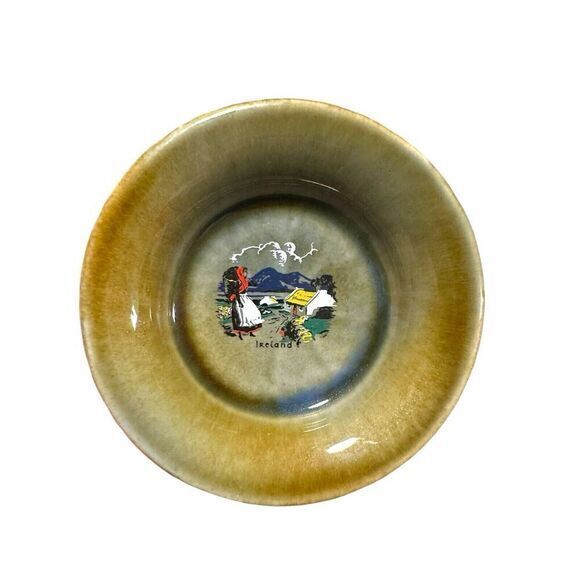 Vintage [ WADE‎ ] Irish Porcelain IRELAND COUNTRY SIDE Small Dish Set - Picture 2 of 8